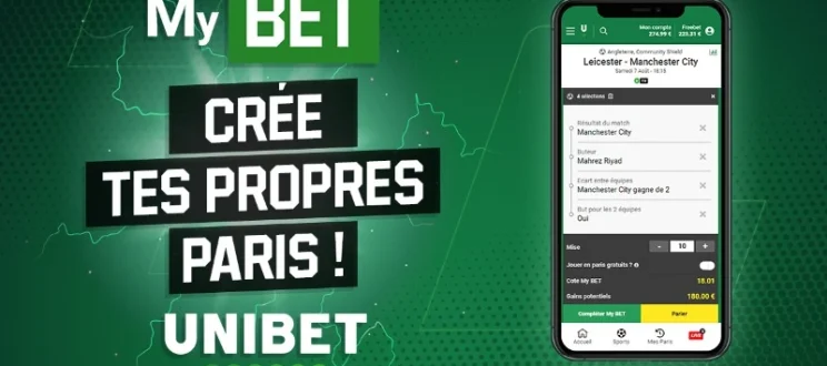 Pari personnalisé MyBet Unibet