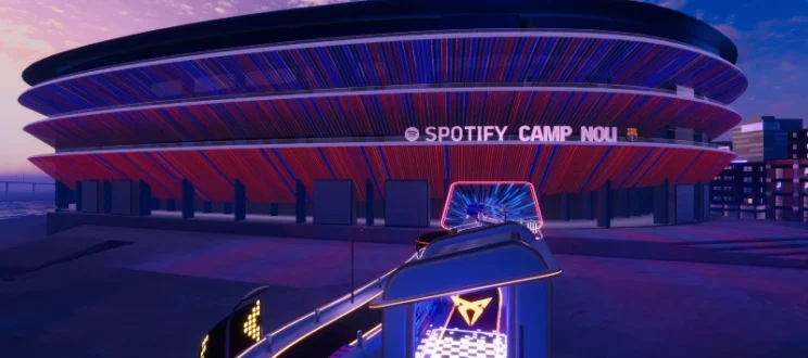Nouveau spotify camp nou Barcelone