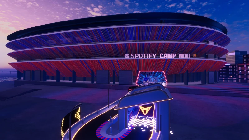 Nouveau spotify camp nou Barcelone