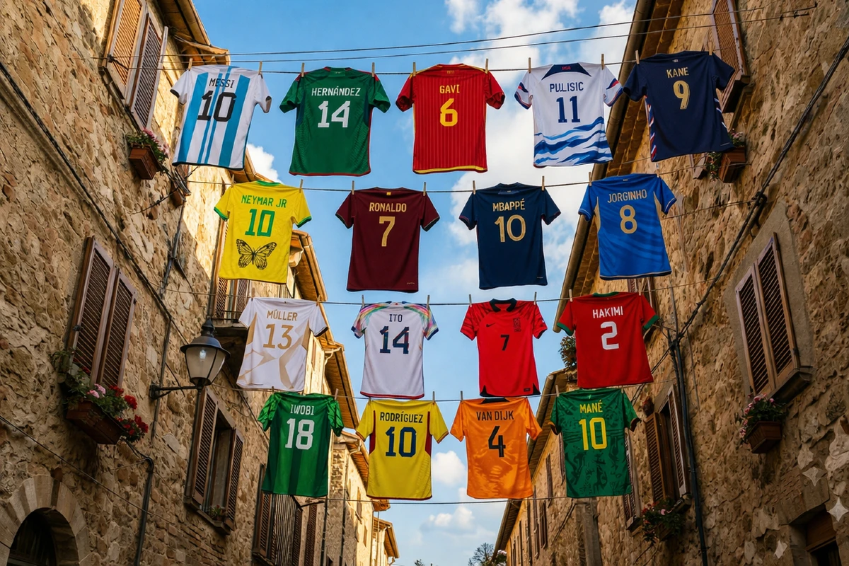 Nouveaux maillots Coupe du Monde de Football 2026