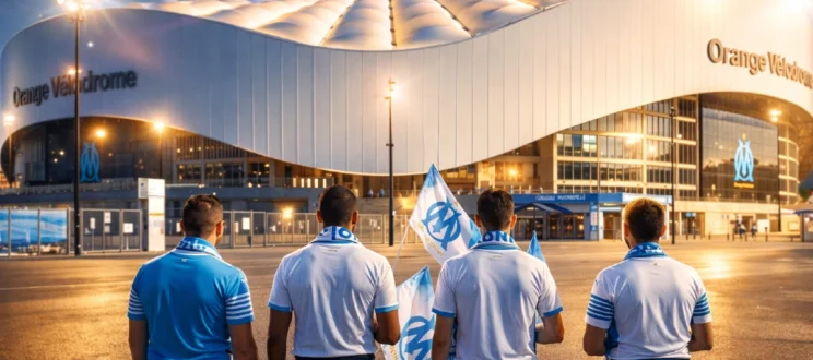 Visite du stade vélodrome de marseille entre amis