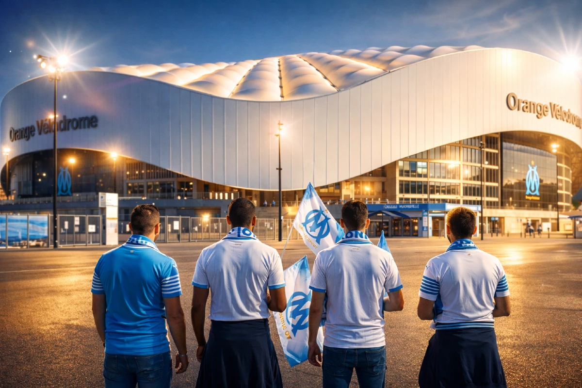 Visite du stade vélodrome de marseille entre amis