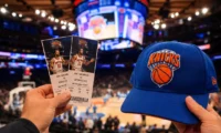 Photo d'un match de basket NBA au Madison Square Garden de New York