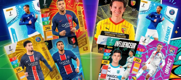 Collection de cartes Panini Adrenalyn Ligue 1