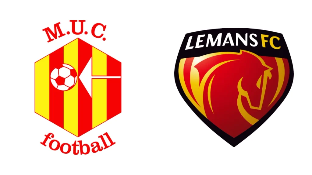 Ancien et nouveau logo du Mans FC